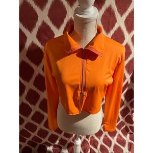 Long sleeve orange shirt from SHEIN size M